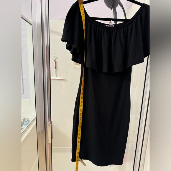 Black Ruffle Dress - Picture 2 of 5